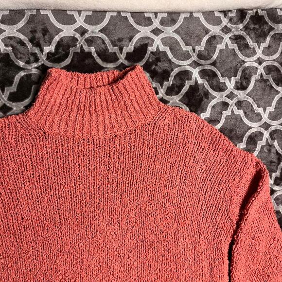 Anthropologie Need-It Sweater Women's Large Pink Oversized Chunky Knit Slouchy - Picture 2 of 8